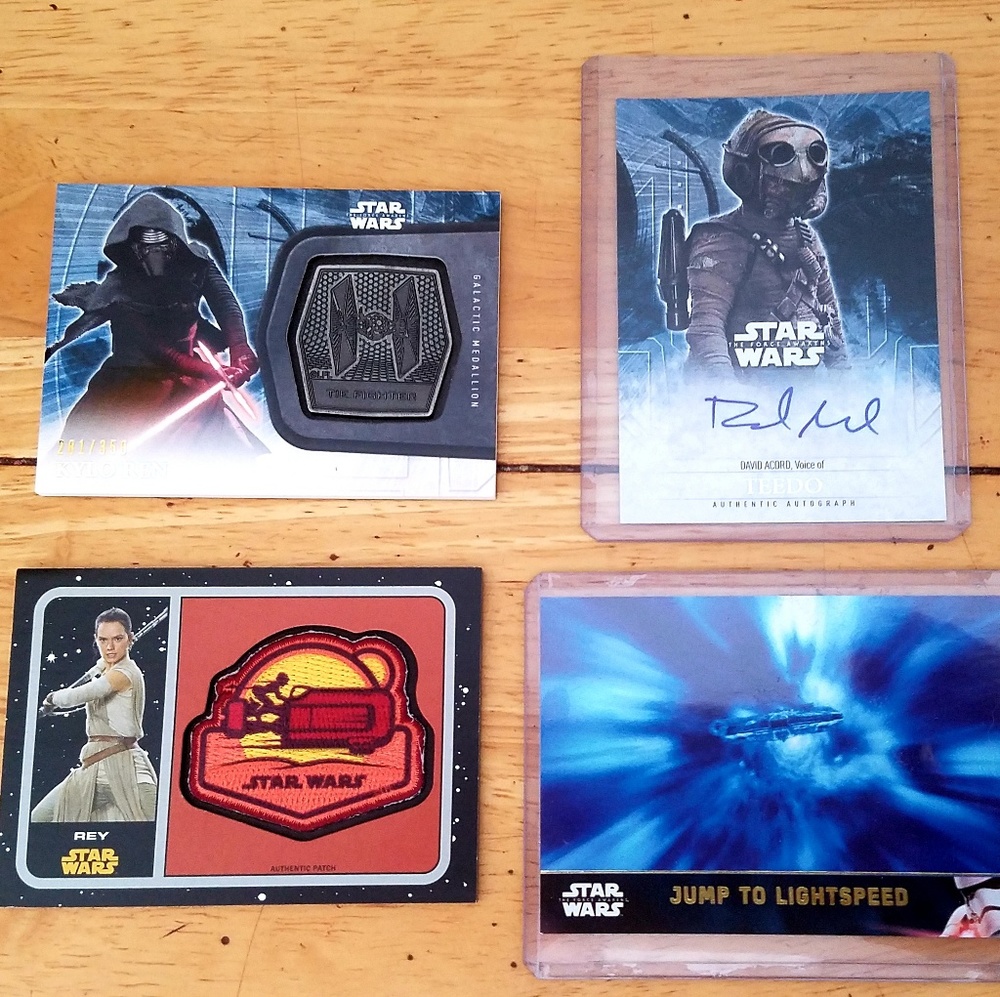 Topps Star Wars The Force Awakens Trading Card Lot